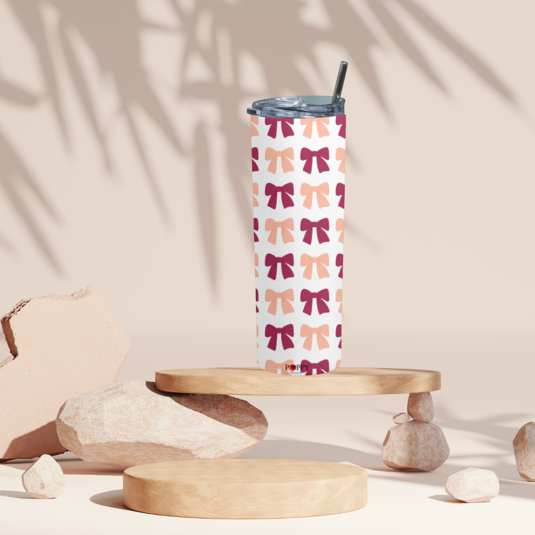 Cute Bow Tumbler Bottle