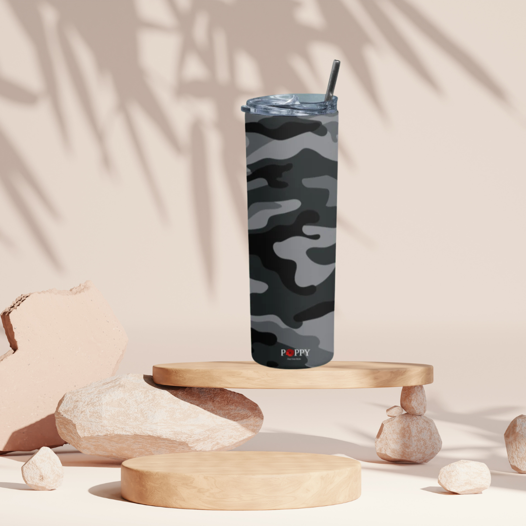 Military Grey Tumbler Bottle