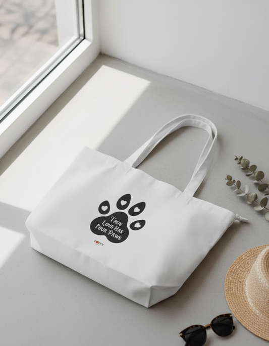 Paw Large Tote Bag