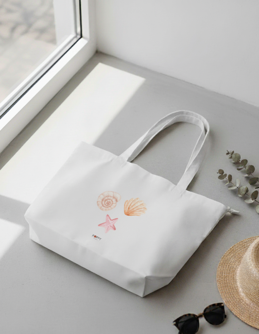 Sea Shells Large Tote Bag