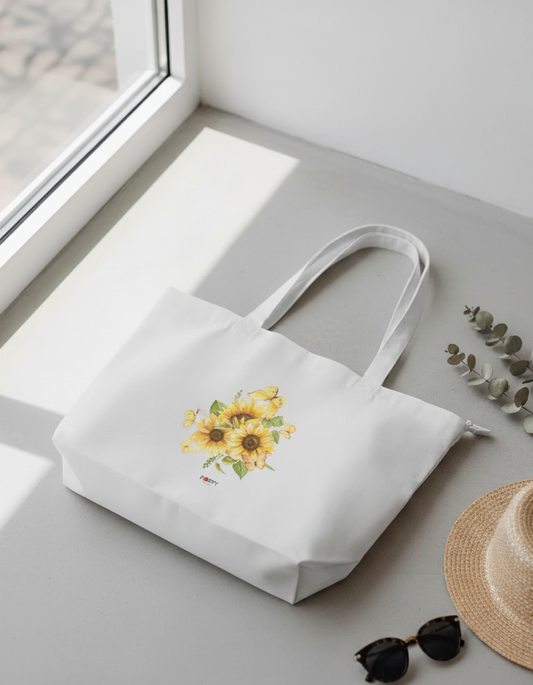 Sunflower Large Tote Bag