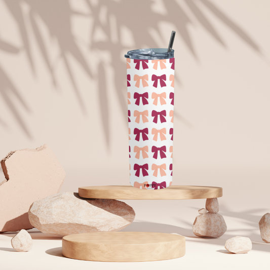 Cute Bow Tumbler Bottle