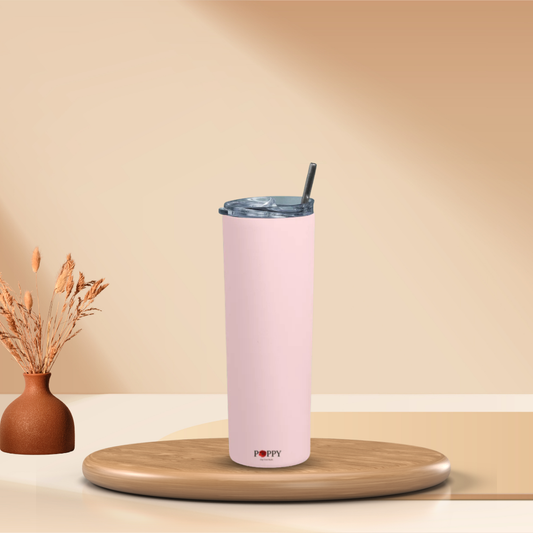 Pink Solid Tumbler Bottle