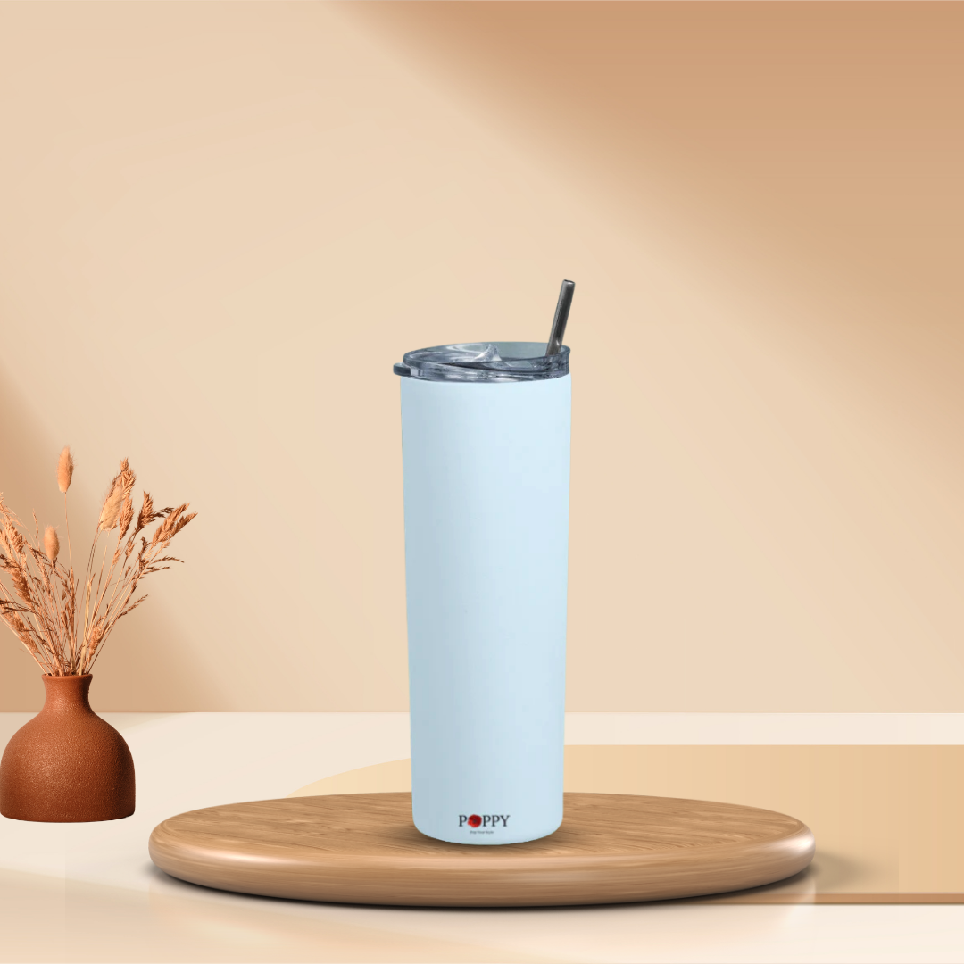 Baby Blue Solid Tumbler Bottle