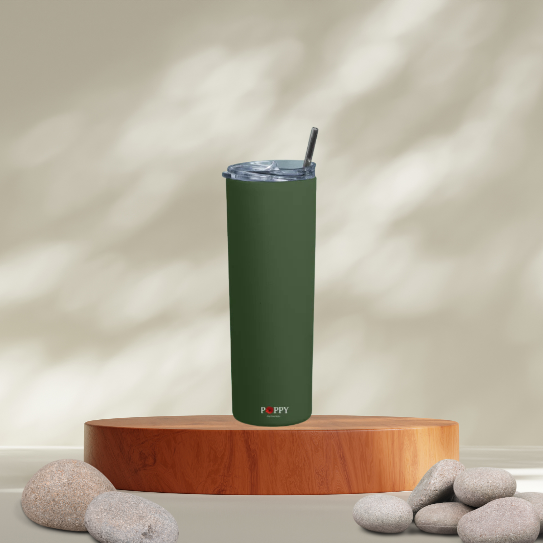 Military Green Solid Tumbler Bottle